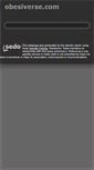 Mobile Screenshot of obesiverse.com